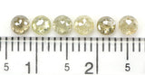 Natural Loose Rose Cut Diamond Grey Color 1.16 CT 3.10 MM Round Rose Cut Shape Diamond KR204