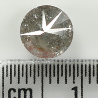 1.28 Ct Natural Loose Diamond, Grey Diamond, Round Diamond, Round Brilliant Cut Diamond, Sparkling Diamond, Rustic Diamond L443