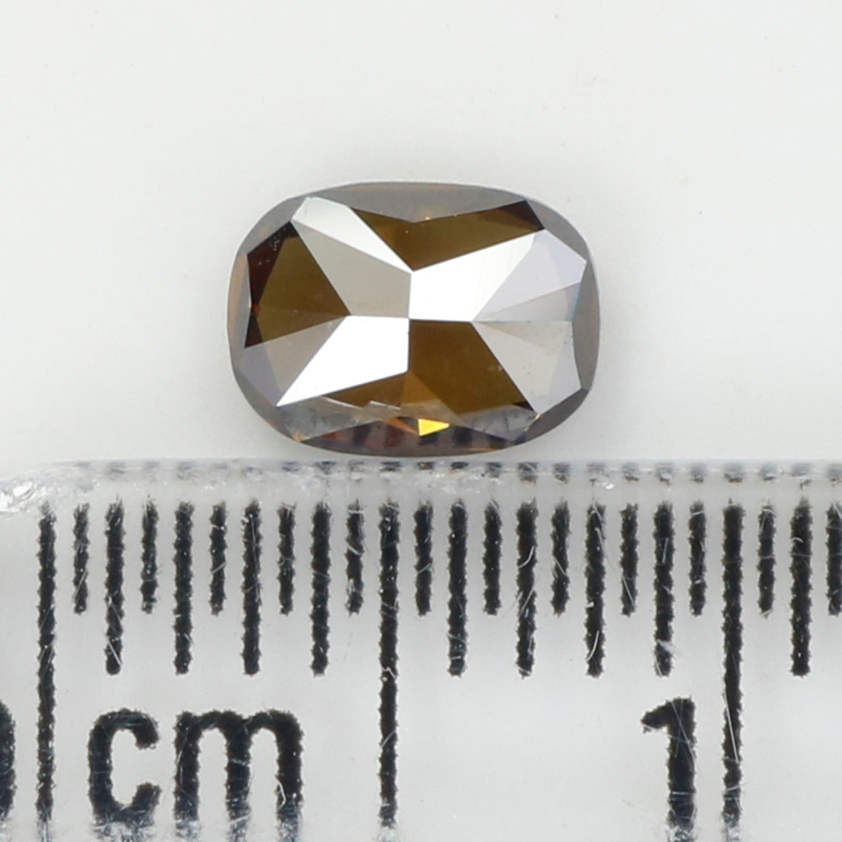 0.42 Ct Natural Loose Diamond, Oval Diamond, Brown Diamond, Green Diamond, Antique Diamond, Rustic Diamond, Real Diamond L5140