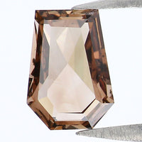Natural Loose Coffin Diamond Dark Brown Color 0.86 CT 7.20 MM Coffin Shape Rose Cut Diamond KDL6459