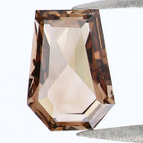Natural Loose Coffin Diamond Dark Brown Color 0.86 CT 7.20 MM Coffin Shape Rose Cut Diamond KDL6459