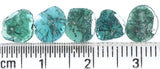 Natural Loose Slice Diamond Blue Color 1.46 CT 6.55 MM Slice Shape Rose Cut Diamond L1800