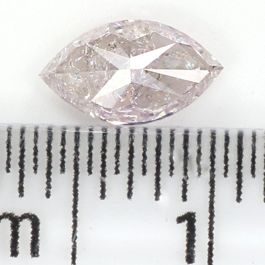 0.45 CT Natural Loose Marquise Shape Diamond Pink Color Marquise Diamond 6.80 MM Natural Light Pink Marquise Brilliant Cut Diamond LQ1588