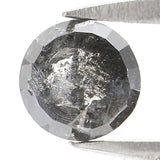 Natural Loose Round Rose Cut Diamond, Salt And Pepper Round Diamond, Natural Loose Diamond, Rose Cut Diamond, 0.51 CT Round Shape KDL2778