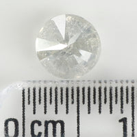 0.96 Ct Natural Loose Diamond, Grey Diamond, Round Diamond, Round Brilliant Cut Diamond, Sparkling Diamond, Rustic Diamond L206