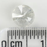0.96 Ct Natural Loose Diamond, Grey Diamond, Round Diamond, Round Brilliant Cut Diamond, Sparkling Diamond, Rustic Diamond L206