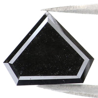 Natural Loose Shield Black Color Diamond 2.08 CT 7.55 MM Shield Shape Rose Cut Diamond L9188