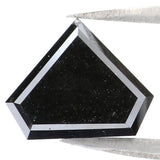Natural Loose Shield Black Color Diamond 2.08 CT 7.55 MM Shield Shape Rose Cut Diamond L9188
