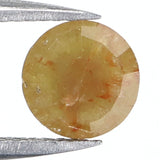 Natural Loose Rose Cut Brown Color Diamond 1.31 CT 6.45 MM Round Rose Cut Shape Diamond L9750