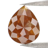 Natural Loose Pear Brown Color Diamond 1.22 CT 7.41 MM Pear Shape Rose Cut Diamond L9417