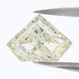 Natural Loose Shield Diamond White - J Color 1.21 CT 6.23 MM Shield Shape Rose Cut Diamond L2575