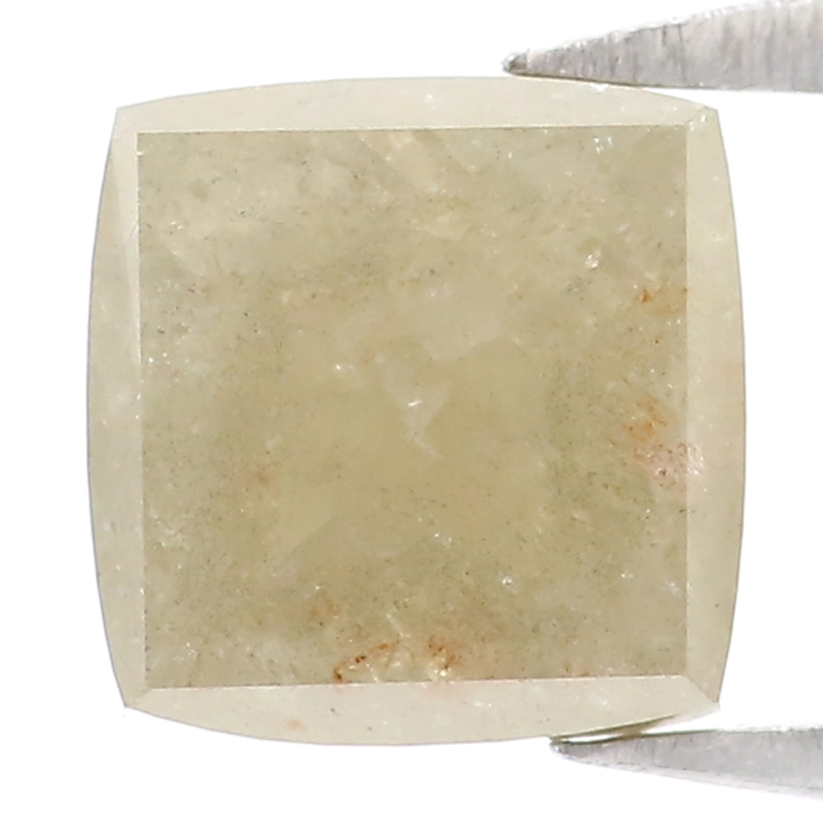1.42 CT Natural Loose Square Shape Diamond Grey Square Cut Diamond 6.20 MM Natural Loose Grey Color Diamond Square Rose Cut Diamond LQ7873