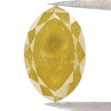 Natural Loose Marquise Diamond Yellow Color 2.04 CT 9.60 MM Marquise Shape Rose Cut Diamond KDL2127