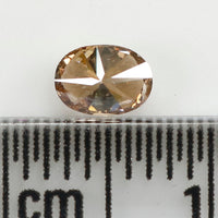 0.30 Ct Natural Loose Diamond, Oval Diamond, Brown Color Diamond, Antique Diamond, Rustic Diamond, Polished Diamond, Real Diamond KR2295