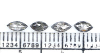 Natural Loose Marquise Diamond, Salt And Pepper Marquise Diamond, Natural Loose Diamond, Rose Cut Diamond, 0.57 CT Marquise Shape L2760