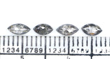 Natural Loose Marquise Diamond, Salt And Pepper Marquise Diamond, Natural Loose Diamond, Rose Cut Diamond, 0.57 CT Marquise Shape L2760