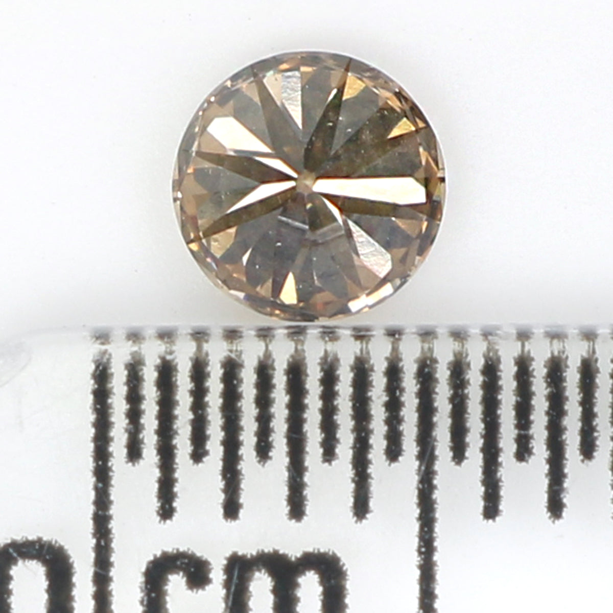 0.32 Ct Natural Loose Round Shape Diamond Brown Color Round Cut Diamond 4.25 MM Natural Loose Brown Color Round Brilliant Cut Diamond LQ838