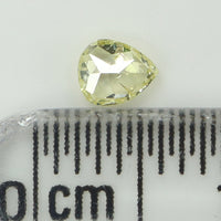 0.15 CT Natural Loose Diamond, Pear Diamond, Yellow Color Diamond, Rustic Diamond, Pear Cut Diamond, Fancy Color Diamond L5486
