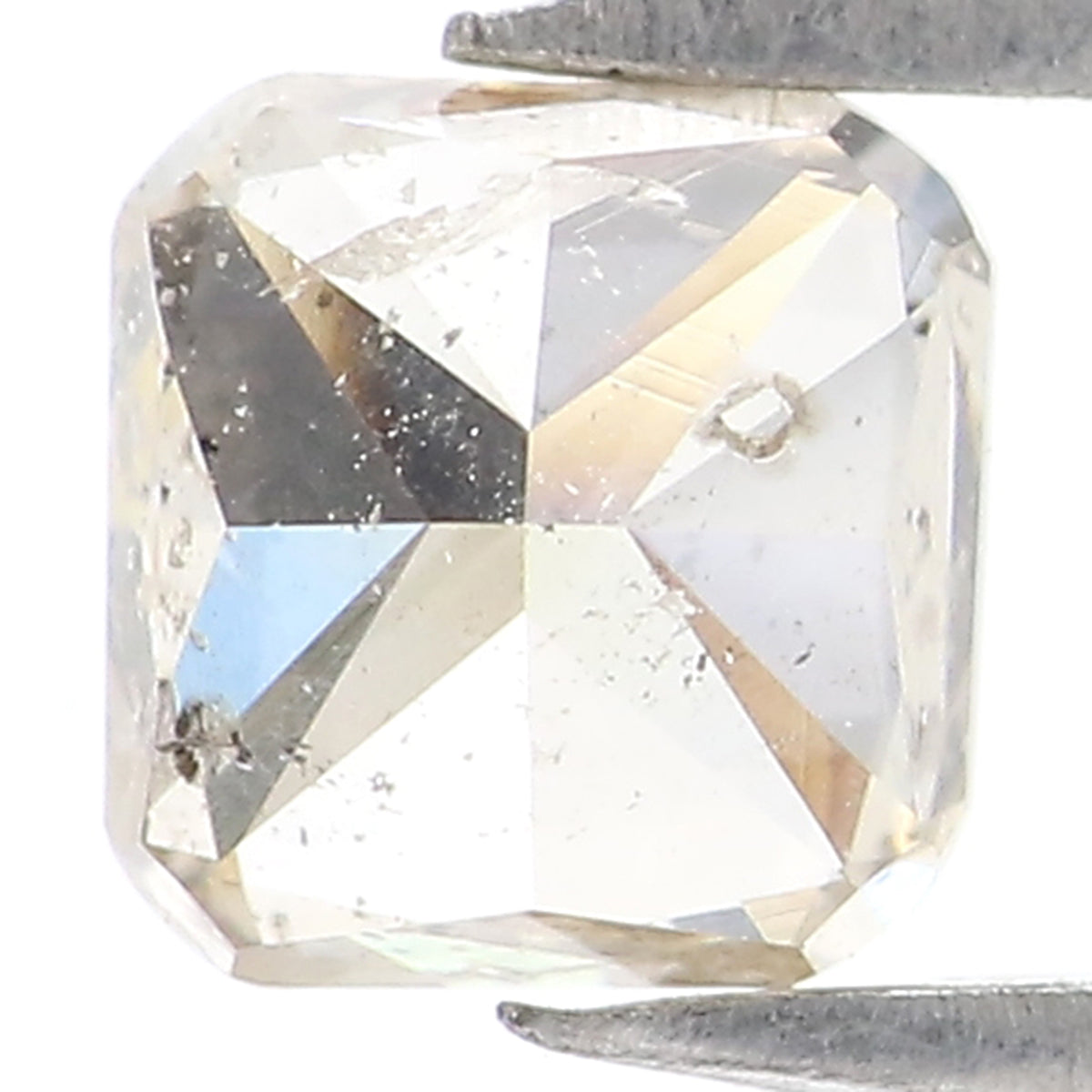 0.54 CT Natural Loose Cushion Shape Diamond Grey Color Cushion Cut Diamond 4.40 MM Natural Yellow Color Cushion Brilliant Cut Diamond LQ5947