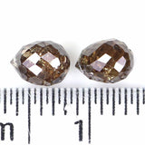 Natural Loose briolette Brown Color Diamond 1.13 CT 3.50 MM Drop Shape Rose Cut Diamond KDL145