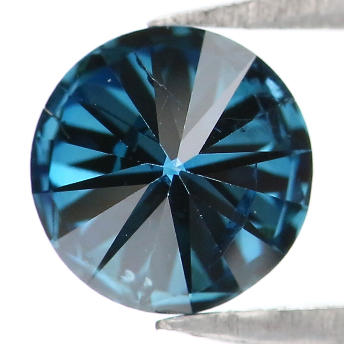 0.70 Ct Natural Loose Round Shape Diamond Blue Color Round Cut Diamond 5.40 MM Natural Loose Blue Diamond Round Brilliant Cut Diamond QL2043