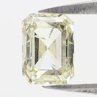 Natural Loose Emerald Shape White - J Color Diamond 1.16 CT 6.67 MM Emerald Shape Rose Cut Diamond L2661