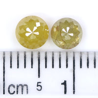 Natural Loose Rose Cut Yellow Color Diamond 1.10 CT 4.50 MM Round Rose Cut Shape Diamond L6527