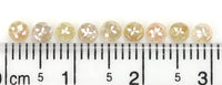 Natural Loose Round Rose Cut Grey Brown Color Diamond 1.27 CT 3.00 MM Round Rose Cut Shape Diamond L6347