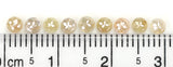 Natural Loose Round Rose Cut Grey Brown Color Diamond 1.27 CT 3.00 MM Round Rose Cut Shape Diamond L6347