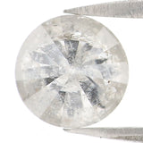 Natural Loose Round Diamond, Salt And Pepper Round Diamond, Natural Loose Diamond, Round Brilliant Cut Diamond, 1.61 CT Round Shape L2722