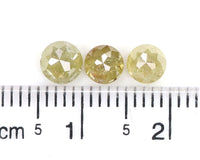 Natural Loose Rose Cut Yellow Color Diamond 1.65 CT 4.50 MM Round Rose Cut Shape Diamond L9211