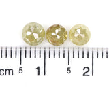 Natural Loose Rose Cut Yellow Color Diamond 1.65 CT 4.50 MM Round Rose Cut Shape Diamond L9211