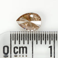 0.44 CT Natural Loose Diamond, Pear Diamond, Brown Diamond, Rustic Diamond, Pear Cut Diamond, Fancy Color Diamond, L669