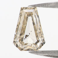 Natural Loose Coffin Diamond White - I Color 1.02 CT 7.07 MM Coffin Rose Cut Shape Diamond L2659