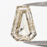 Natural Loose Coffin Diamond White - I Color 1.02 CT 7.07 MM Coffin Rose Cut Shape Diamond L2659