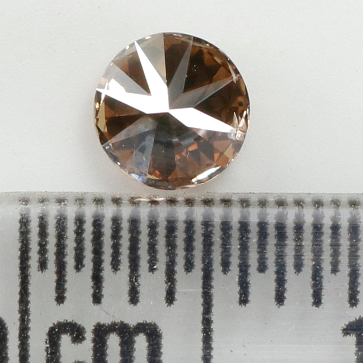 0.32 Ct Natural Loose Round Shape Diamond Brown Color Round Cut Diamond 4.30 MM Natural Loose Brown Color Round Brilliant Cut Diamond LQ486