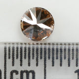 0.32 Ct Natural Loose Diamond, Orange Diamond, Round Diamond, Round Brilliant Cut Diamond, Sparkling Diamond, Rustic Diamond L486