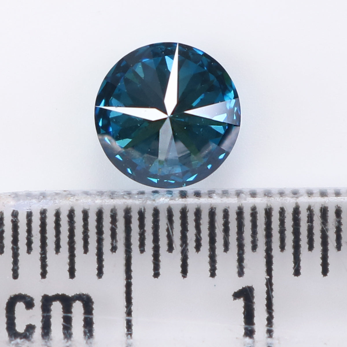 0.56 Ct Natural Loose Round Shape Diamond Blue Color Round Cut Diamond 5.20 MM Natural Loose Diamond Round Brilliant Cut Diamond QL1793