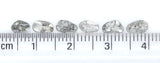 Natural Loose Slice Salt And Pepper Diamond Black Grey Color 1.02 CT 5.00 MM Slice Shape Rose Cut Diamond L2504