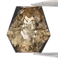 Natural Loose Coffin Brown Color Diamond 0.60 CT 6.40 MM Coffin Shape Rose Cut Diamond L7438