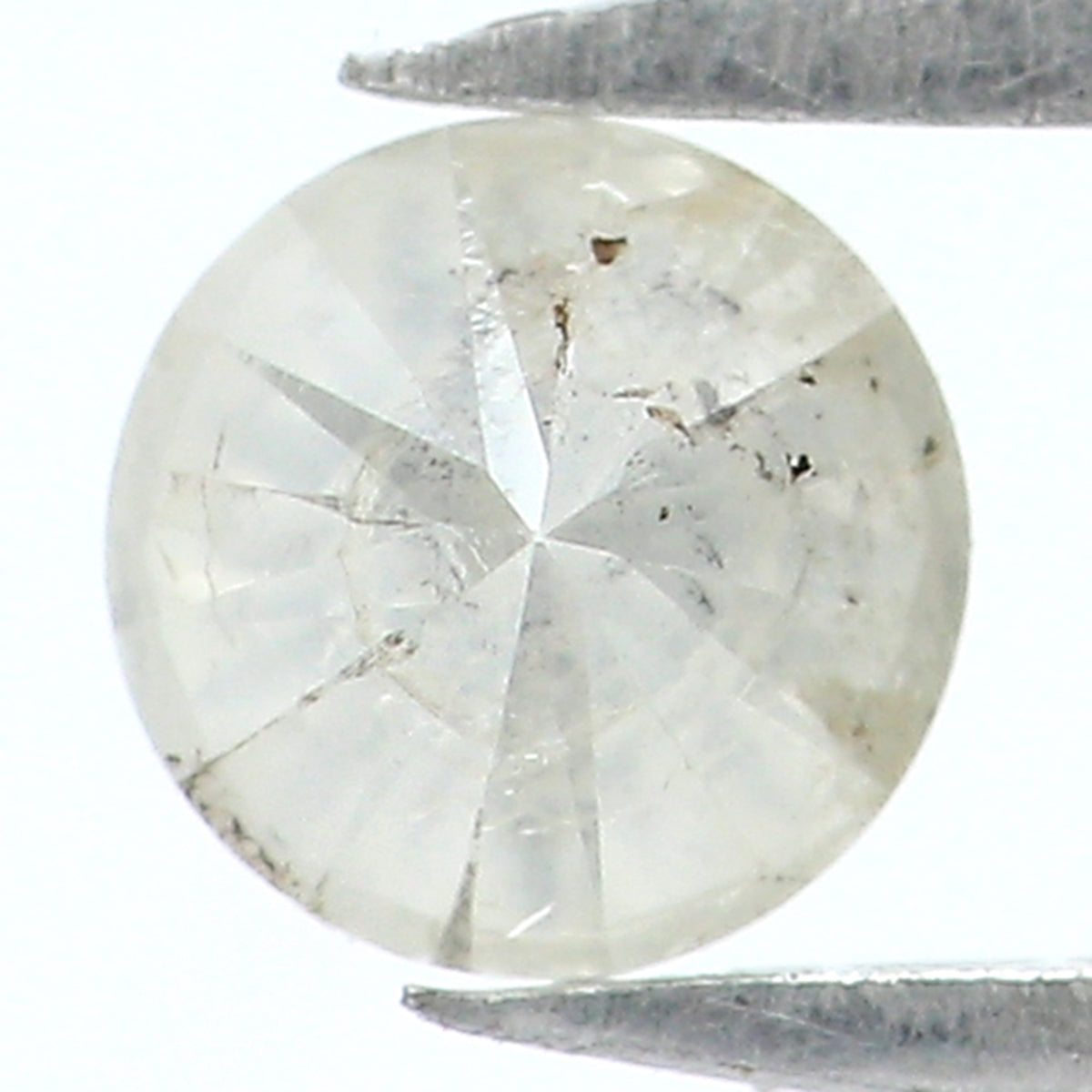 0.34 CT Natural Loose Round Shape Diamond Grey Milky Color Round Cut Diamond 4.30 MM Natural Grey Color Round Brilliant Cut Diamond KQ1338