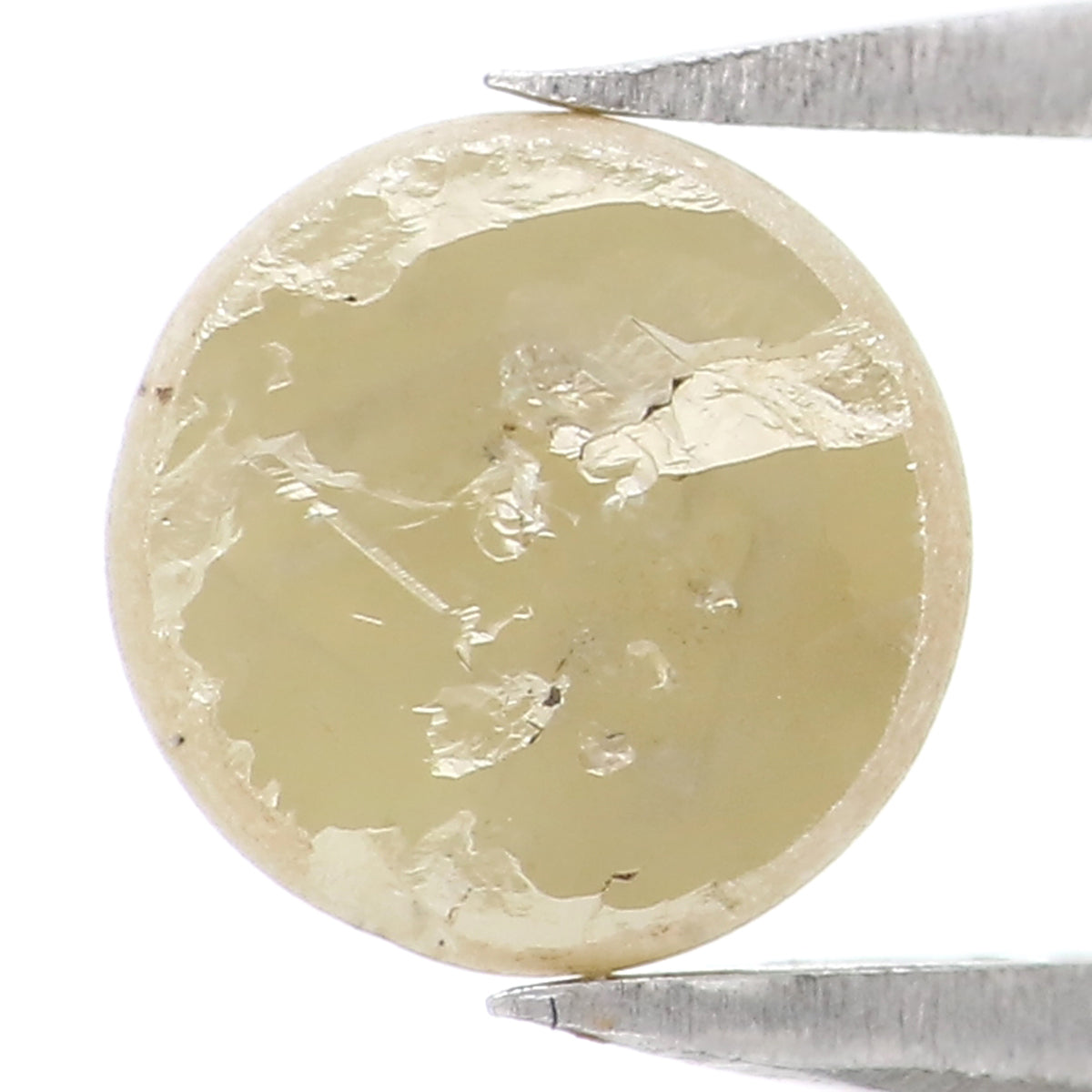 1.01 CT Natural Loose Round Rose Cut Diamond Green Color Round Shape Diamond 6.50 MM Natural Loose Green Color Round Rose Cut Diamond KQ645