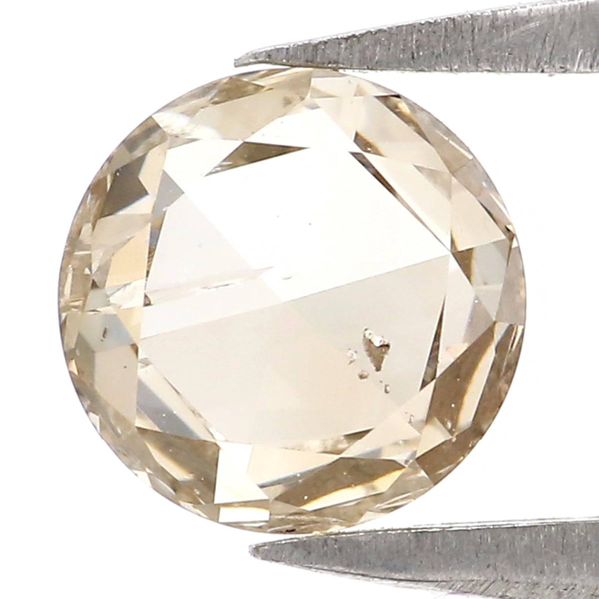 Natural Loose Round Rose Cut Diamond White - J Color 1.12 CT 6.39 MM Round Shape Rose Cut Diamond L2624