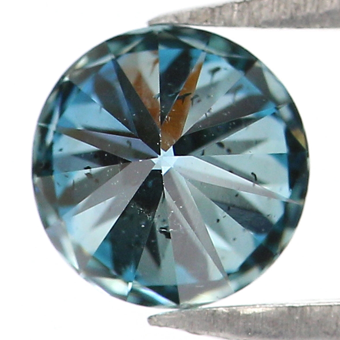 0.50 Ct Natural Loose Round Shape Diamond Blue Color Round Cut Diamond 4.80 MM Natural Loose Diamond Round Brilliant Cut Diamond LQ1781