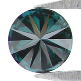 Natural Loose Round Blue Color Diamond 0.17 CT 3.60 MM Round Shape Brilliant Cut Diamond KR1562