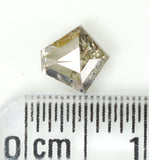 0.64 CT Natural Loose Diamond, Pentagon Cut Diamond, Salt And Pepper Diamond, Black Grey Diamond, Rose Cut Diamond, Rustic Diamond L9583