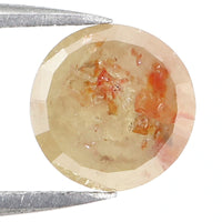 Natural Loose Rose Cut Brown Color Diamond 1.62 CT 8.00 MM Round Rose Cut Shape Diamond L7962