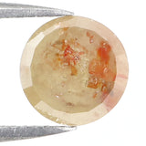 Natural Loose Rose Cut Brown Color Diamond 1.62 CT 8.00 MM Round Rose Cut Shape Diamond L7962