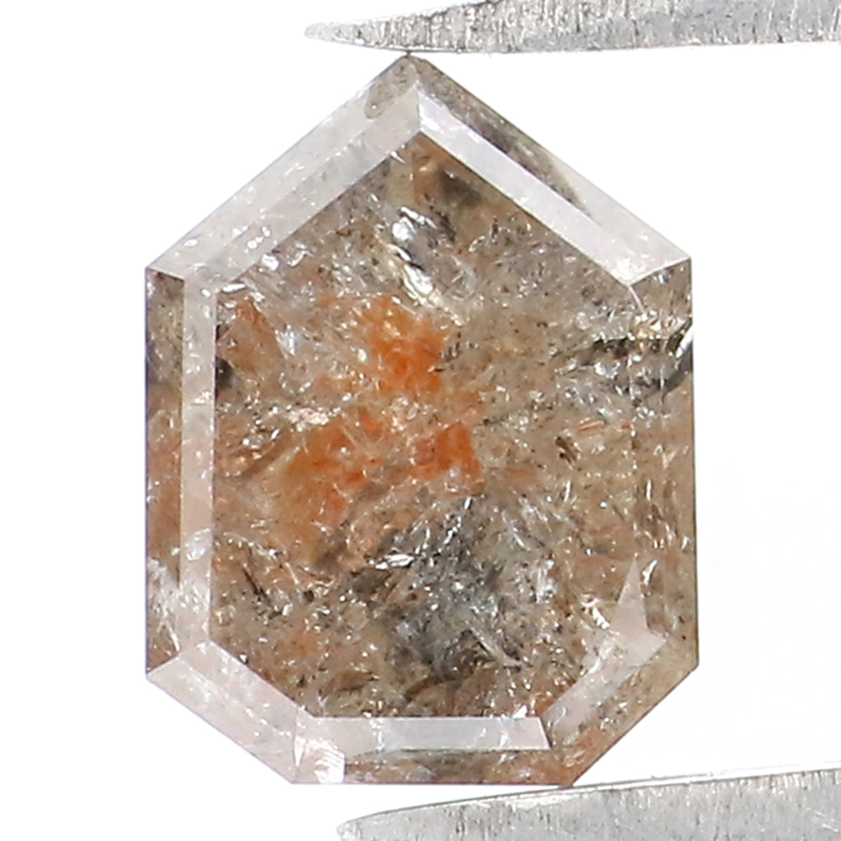 1.05 CT Natural Loose Shield Shape Diamond Brown Color Shield Cut Diamond 6.55 MM Natural Loose Brown Diamond Shield Rose Cut Diamond LQ9237