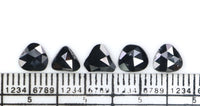 Natural Loose Slice Black Color Diamond 1.39 CT 5.65 MM Slice Shape Rose Cut Diamond KR2624